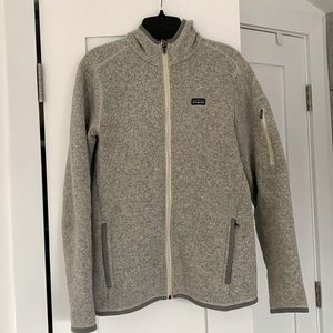 Patagonia Better Sweater Hooded Full Zip Birch White